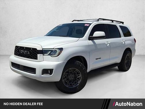Super White 2020 Toyota Sequoia TRD Pro