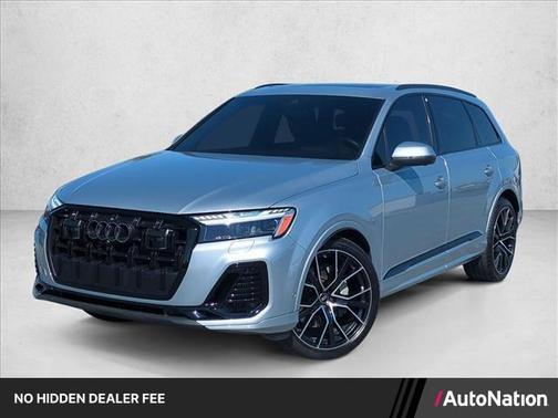 Silver/Gray 2025 Audi Q7 55 Prestige