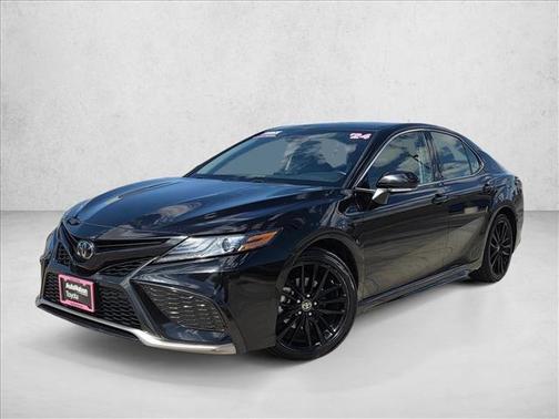 Midnight Black Metallic 2024 Toyota Camry XSE