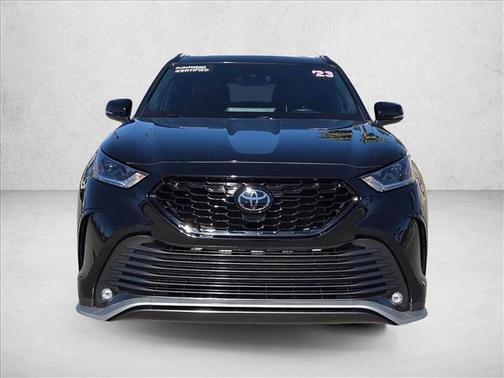 Midnight Black Metallic 2023 Toyota Highlander XSE