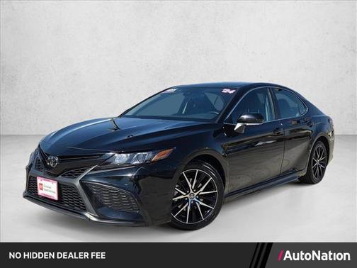 Midnight Black Metallic 2024 Toyota Camry SE