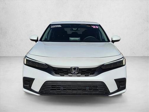 Platinum White Pearl 2023 Honda Civic LX