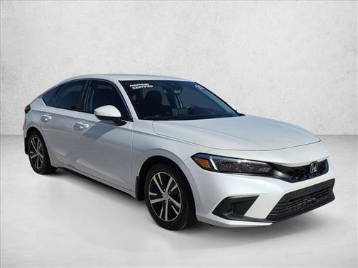 Platinum White Pearl 2023 Honda Civic LX