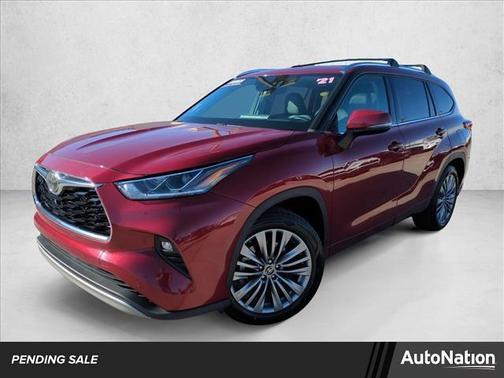 Ruby Flare Pearl 2021 Toyota Highlander Platinum