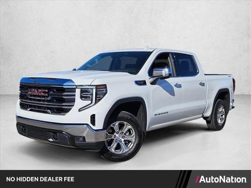 Summit White 2025 GMC Sierra 1500 SLT