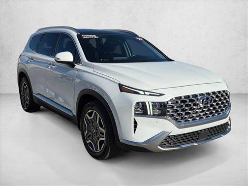 Quartz White 2022 Hyundai SANTA FE Limited