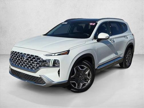 Quartz White 2022 Hyundai SANTA FE Limited