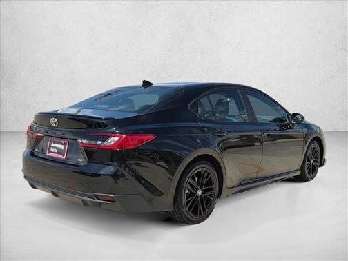 Midnight Black Metallic 2025 Toyota Camry SE