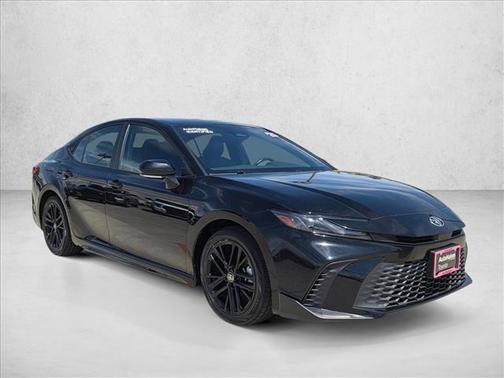 Midnight Black Metallic 2025 Toyota Camry SE