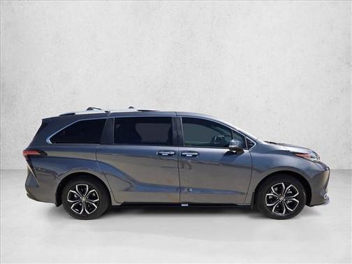 Magnetic Gray Metallic 2025 Toyota Sienna Platinum