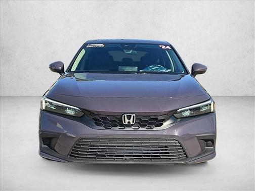 Gray 2024 Honda Civic EX-L