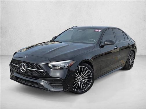Black 2024 Mercedes-Benz C-Class C 300