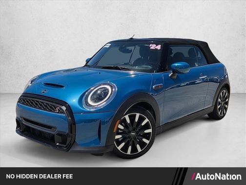Island Blue Metallic 2024 MINI Convertible Cooper S