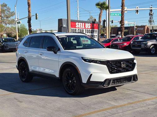 Platinum White Pea 2023 Honda CR-V Hybrid Sport AWD