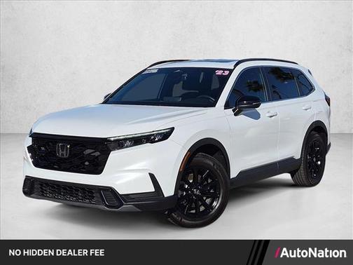 Platinum White Pea 2023 Honda CR-V Hybrid Sport AWD