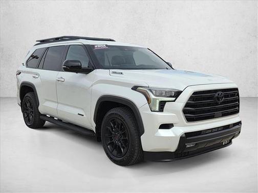 Wind Chill Pearl 2025 Toyota Sequoia Limited