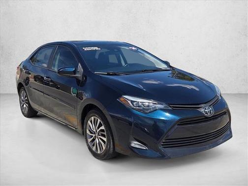Galactic Aqua Mica 2018 Toyota Corolla XLE