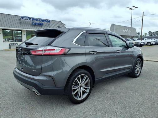 CARBONIZED GRAY 2023 Ford Edge Titanium