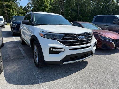 STAR WHITE MET TRI-COAT 2021 Ford Explorer XLT