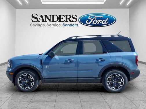 AZURE GRAY METALLIC TRI-COAT 2025 Ford Bronco Sport Outer Banks
