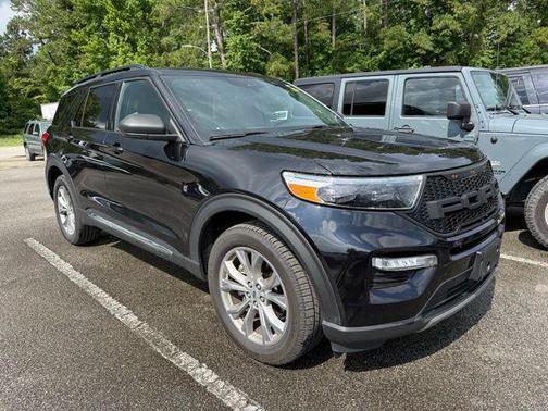 AGATE BLACK METALLIC 2020 Ford Explorer XLT