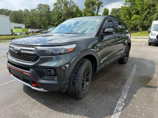 FORGED GREEN METALLIC 2023 Ford Explorer Timberline