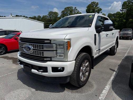 WHITE PLATINUM MET TRI-COAT 2017 Ford F-250 Platinum