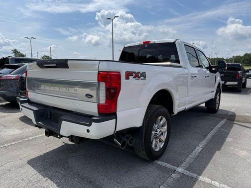 WHITE PLATINUM MET TRI-COAT 2017 Ford F-250 Platinum