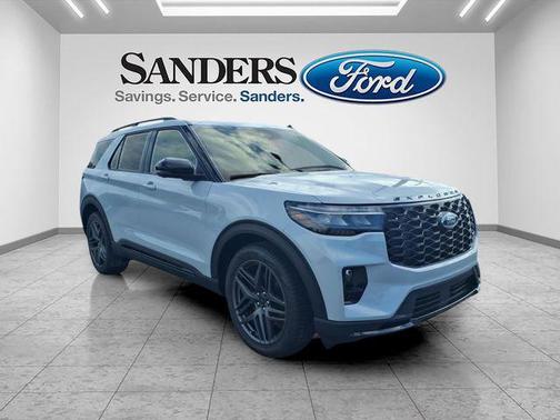 SPACE WHITE METALLIC 2026 Ford Explorer ST