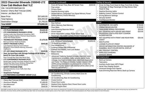 Cherry Red Tintcoat 2022 Chevrolet Silverado 2500 LTZ