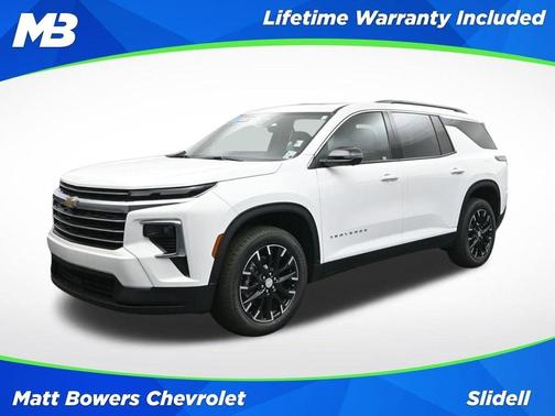 Summit White 2026 Chevrolet Traverse LT