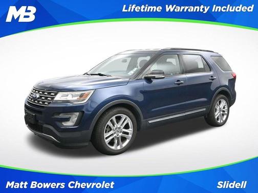 Blue 2016 Ford Explorer XLT