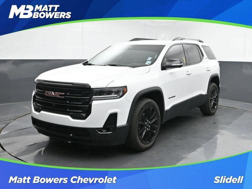 Summit White 2023 GMC Acadia SLT