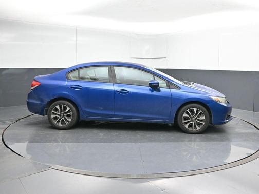 Blue 2014 Honda Civic EX