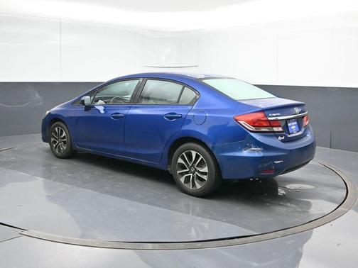 Blue 2014 Honda Civic EX