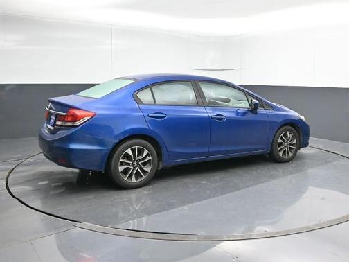 Blue 2014 Honda Civic EX