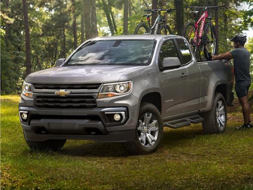 Summit White 2021 Chevrolet Colorado LT