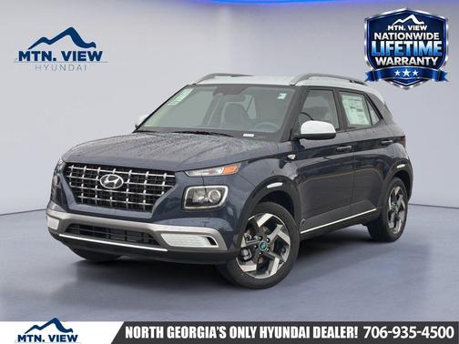 Denim w/White Roof 2026 Hyundai VENUE SEL w/Two-Tone Roof