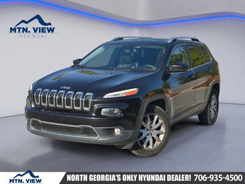 Brilliant Black Crystal Pearlcoat 2016 Jeep Cherokee Limited