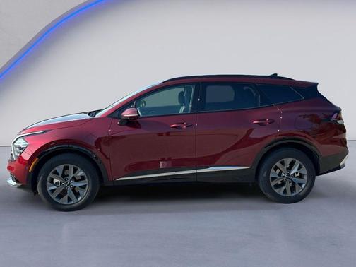Dawning Red 2025 Kia Sportage Hybrid SX-Prestige