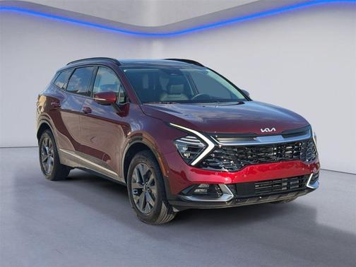 Dawning Red 2025 Kia Sportage Hybrid SX-Prestige