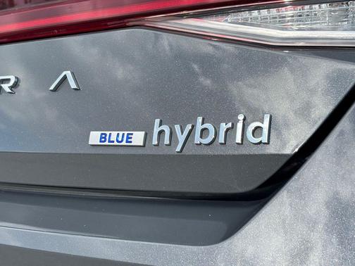 Ecotronic Gray 2023 Hyundai ELANTRA HEV Blue