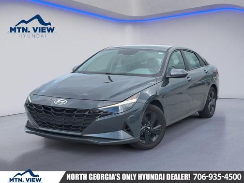 Ecotronic Gray 2023 Hyundai ELANTRA HEV Blue