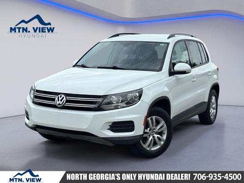 Pure White 2016 Volkswagen Tiguan S
