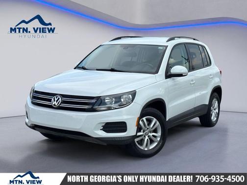Pure White 2016 Volkswagen Tiguan S