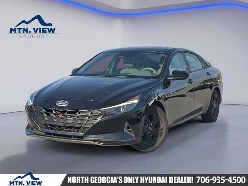 Phantom Black 2021 Hyundai ELANTRA SEL