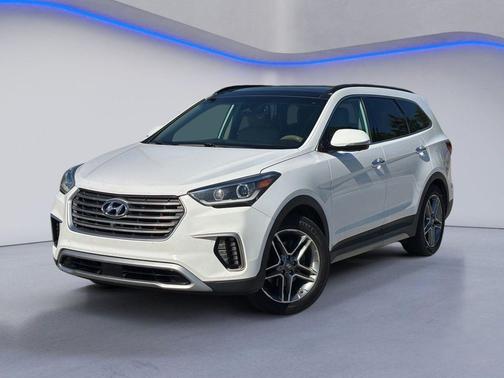 Monaco White 2017 Hyundai SANTA FE Limited Ultimate