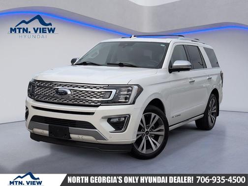 White Metallic 2020 Ford Expedition Platinum