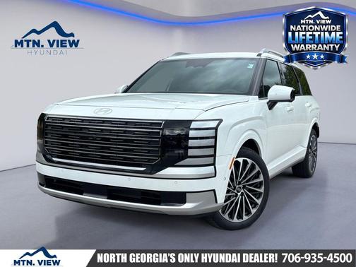 Creamy White Pearl 2026 Hyundai Palisade Hybrid Calligraphy