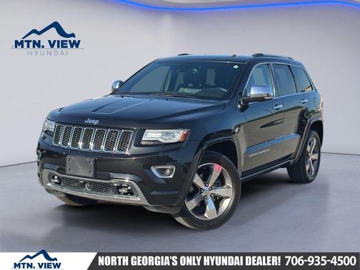 Brilliant Black Crystal Pearlcoat 2014 Jeep Grand Cherokee Overland